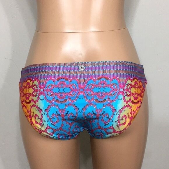 Nanette Lepore blue and pink bikini bottoms. NWT - Picture 4 of 6